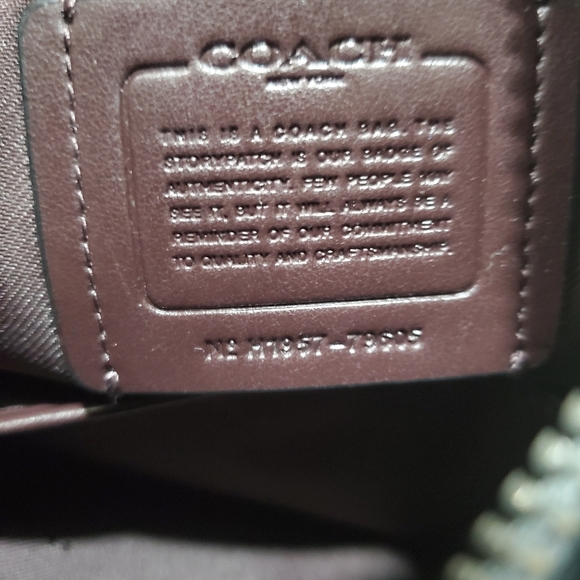 PrelovedCoach F35543 CHAISE Pebble Leather Shoulder Crossbody w/matching Wallet - Picture 6 of 11